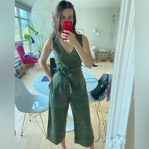 Club Monaco olive green jumpsuit
